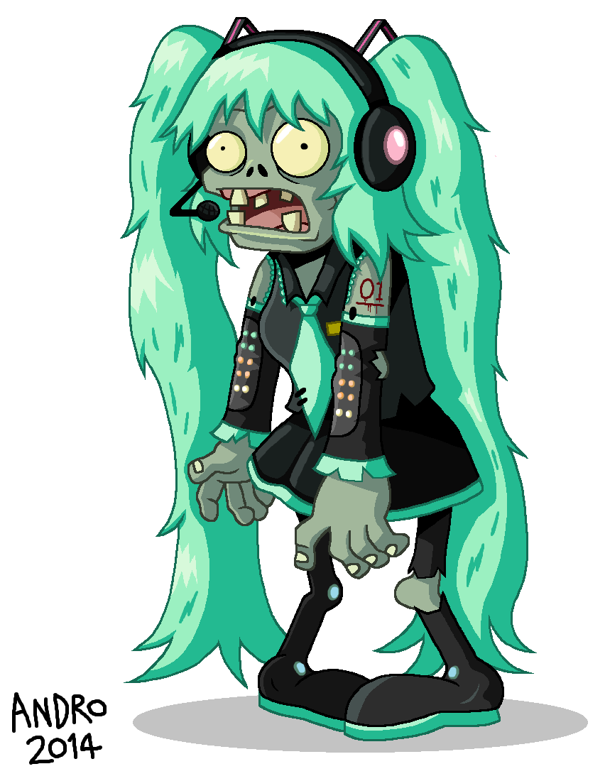 Vocaloid Zombie | Plants vs. Zombies Character Creator Wiki | FANDOM