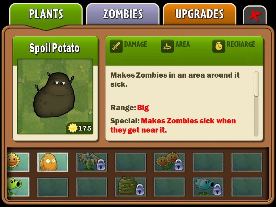 Spoil Potato Plants vs. Zombies Character Creator Wiki FANDOM