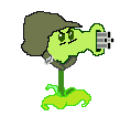 Gatling Pea Catoon