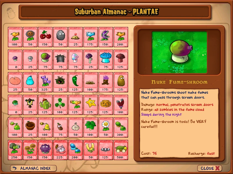 Image Moded Almanac.PNG Plants vs Zombies Mod Wiki FANDOM powered