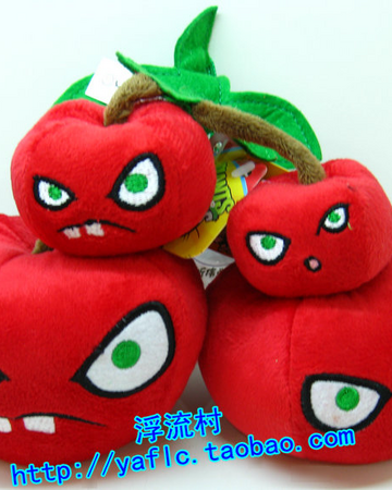 plants vs zombies cherry bomb plush