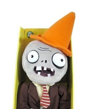 plants vs zombies conehead plush