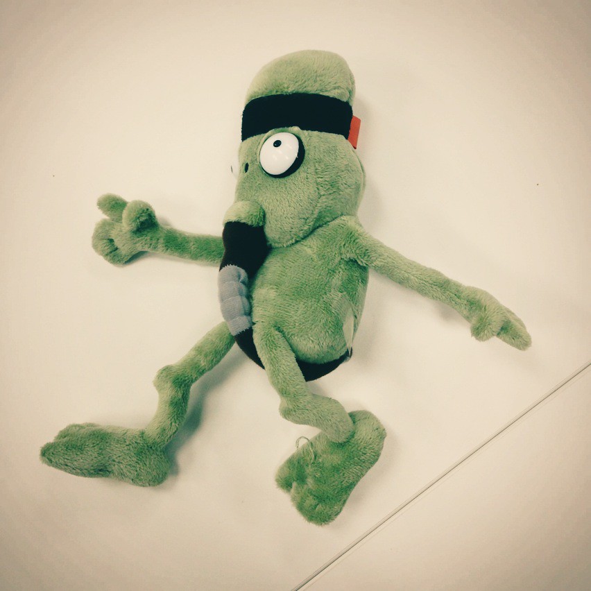 plants vs zombies football zombie plush