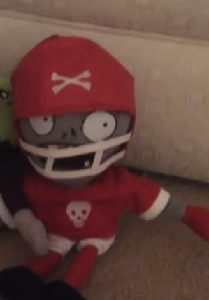 plants vs zombies football zombie plush