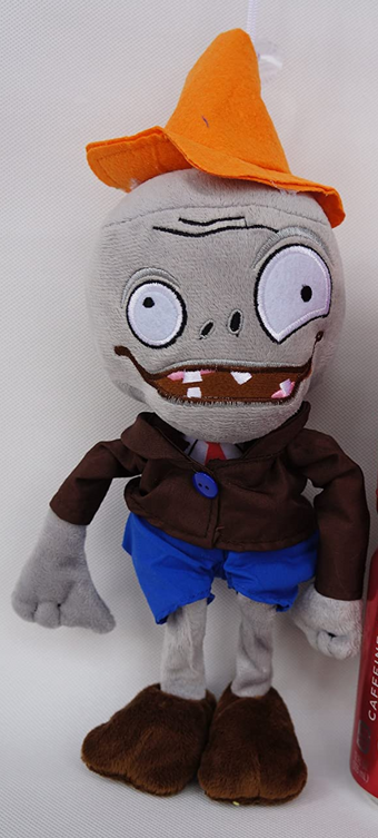 plants vs zombies conehead plush