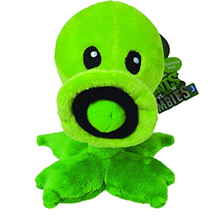 peashooter zombie plush