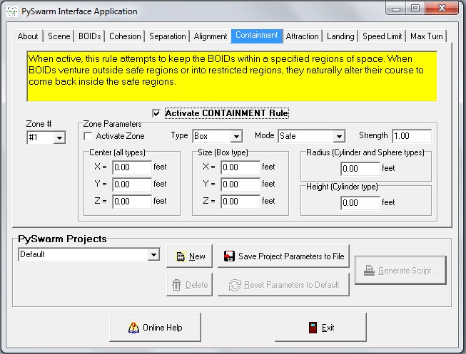 PIA Containment Tab