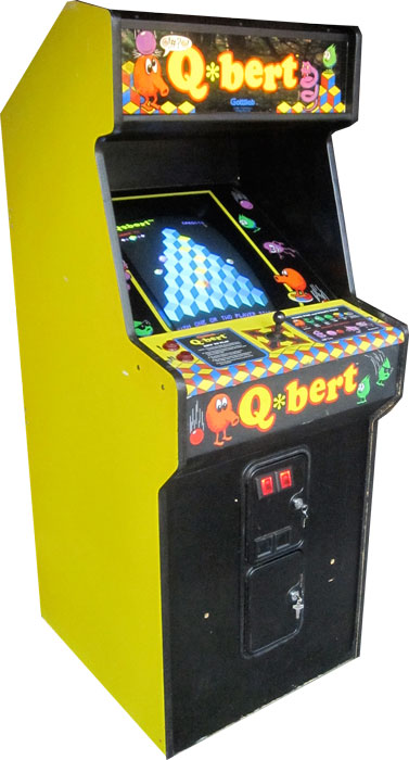 the qbert arcade machine