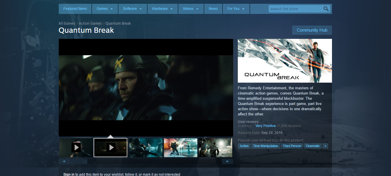 quantum break timeless collectors edition quantum break wiki steam charts fractured space