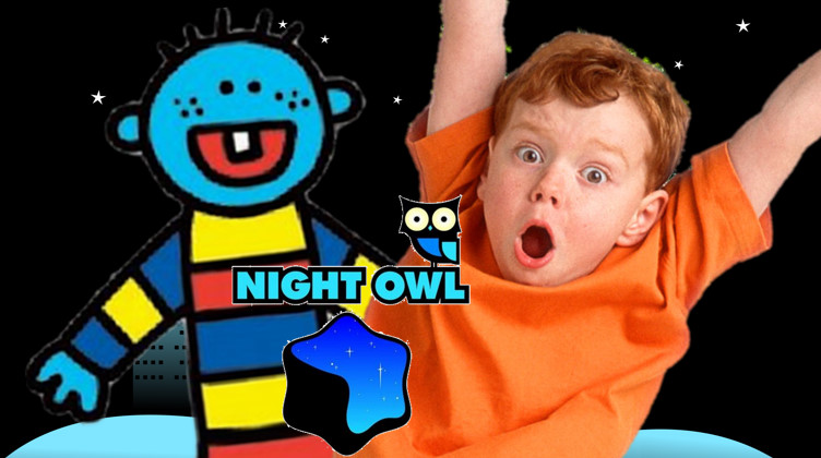 qubo night owl shows commercials