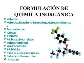 Quimica Inorganica Quimica Tareas Wiki Fandom