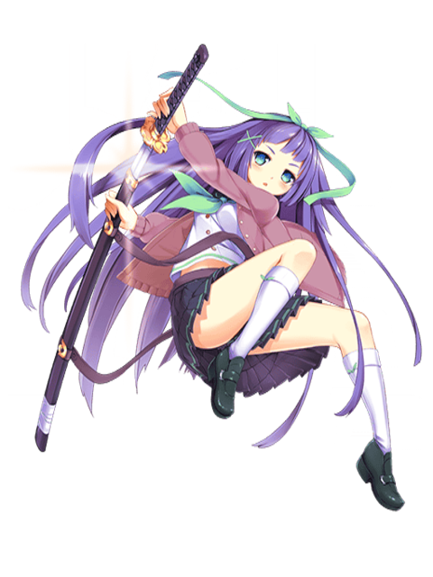 image shino cursed sword girl transparent png quiz rpg the