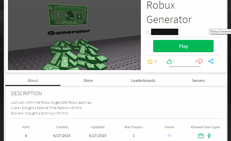 Robux Generators Are Fake