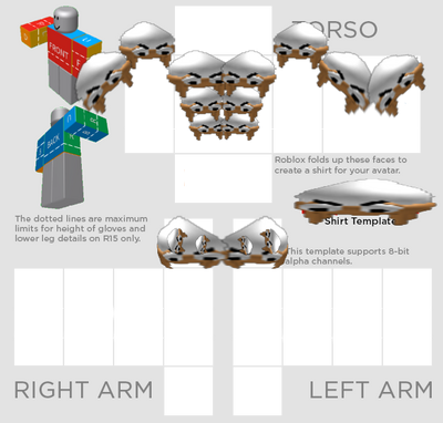 Roblox Template Shirt Scale