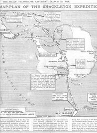 Shackleton Expedition map-plan