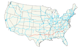Interstate 20 map
