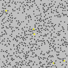 Brownianmotion5particles150frame