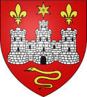 Blason ville fr Castelmoron-d'Albret (Gironde)