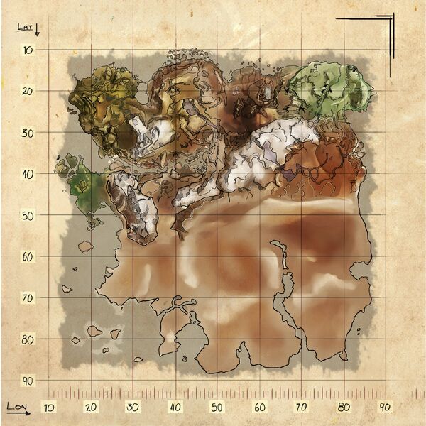 Map | Ragnarok - ARK:Survival Evolved Map Wiki | Fandom