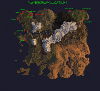 Playerspawns | Ragnarok - ARK:Survival Evolved Map Wiki | Fandom