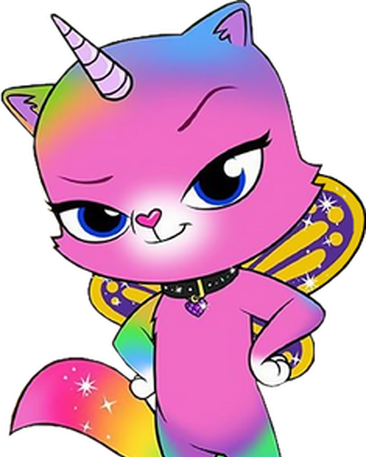 Colouring Rainbow Butterfly Unicorn Kitten - imagen para ...