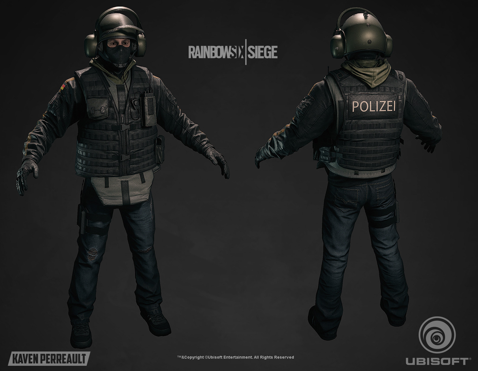Image Bandit turnaround (Colour).jpg Rainbow Six Wiki FANDOM powered by Wikia