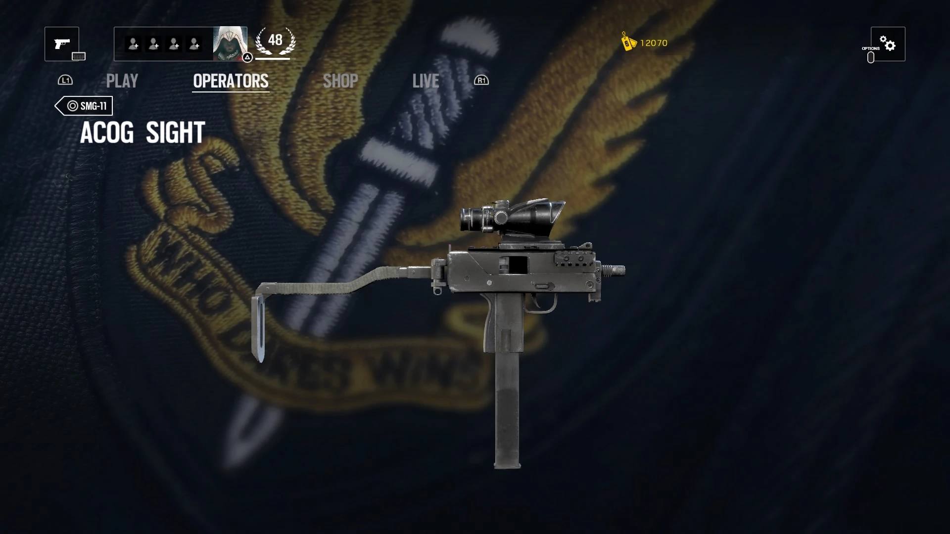 Image SMG11 ACOG Sight.jpg Rainbow Six Wiki FANDOM powered by Wikia