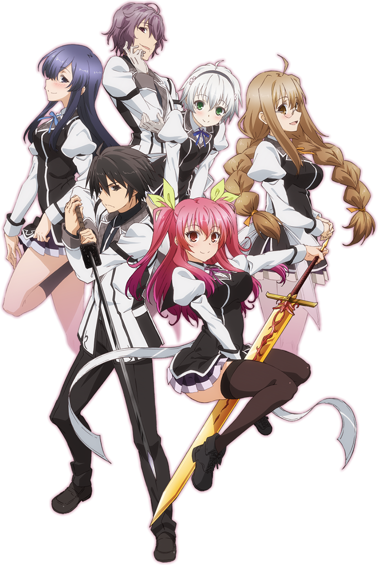 Image - Rakudai Kishi no Cavalry key visual.png | Rakudai ...