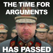 The time for arguments