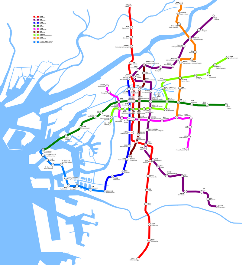 Osaka Municipal Subway | Rapid Transit Wiki | FANDOM powered by Wikia