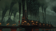 Robot factory exterior from R&C (2016) screen