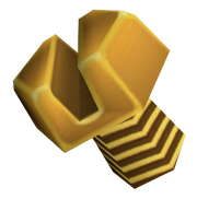 Gold bolt render