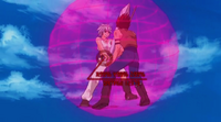 Shuda uses his explosion