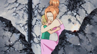 Emilia protects Lucia