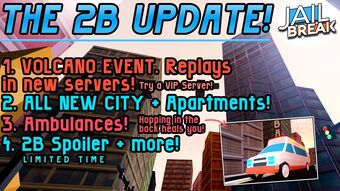 Update Log Jailbreak Wiki Fandom - roblox jailbreak update time