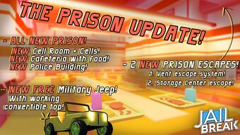 Update Log Jailbreak Wiki Fandom - roblox redeem code wiki hack robux cheat engine 61