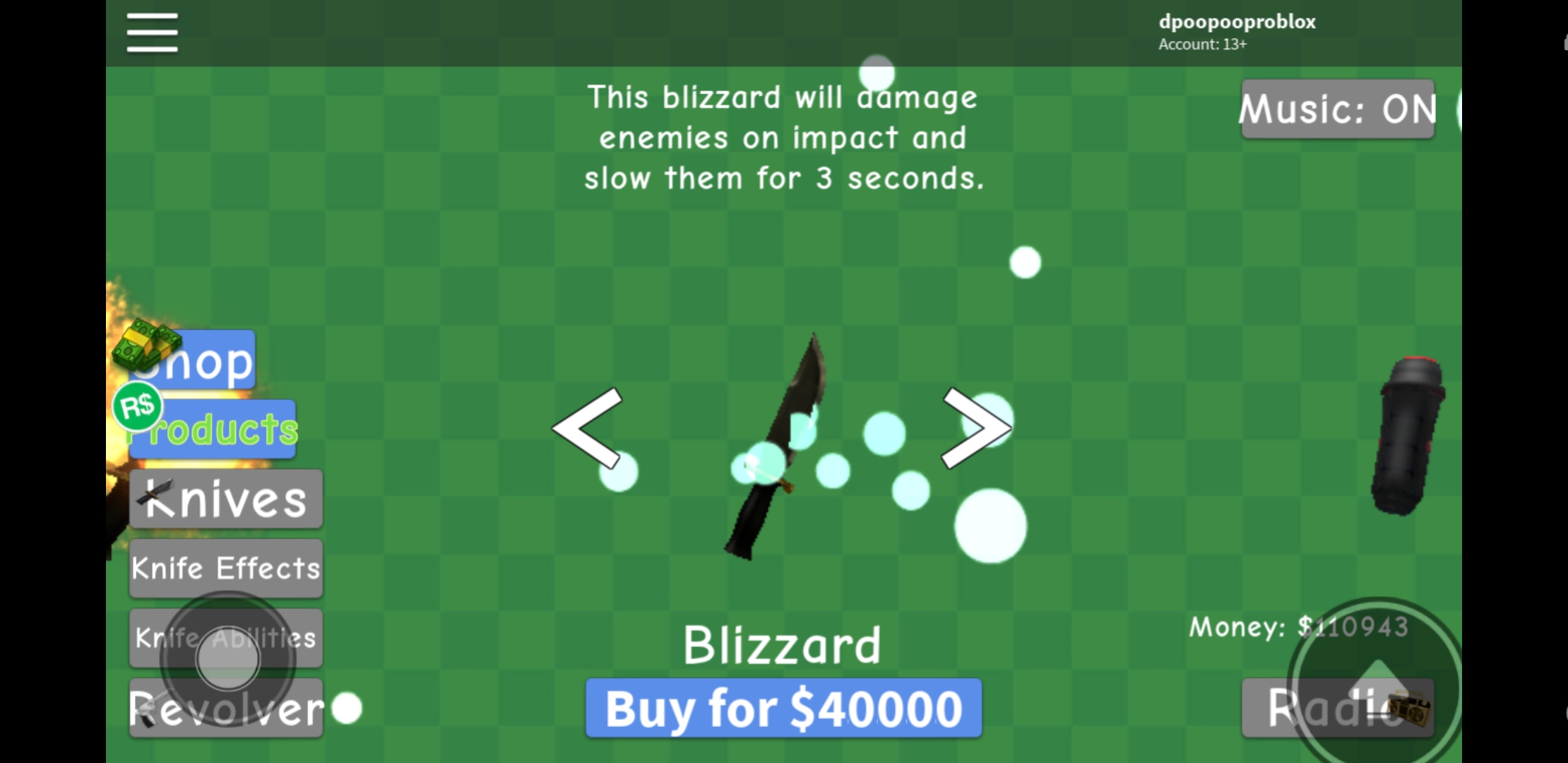 Blizzard Knife Simulator Wiki Fandom