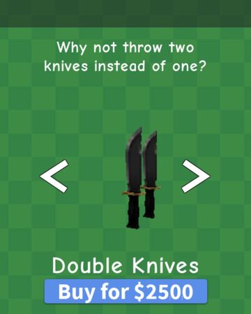 Double Knives Knife Simulator Wiki Fandom - double venomshank roblox