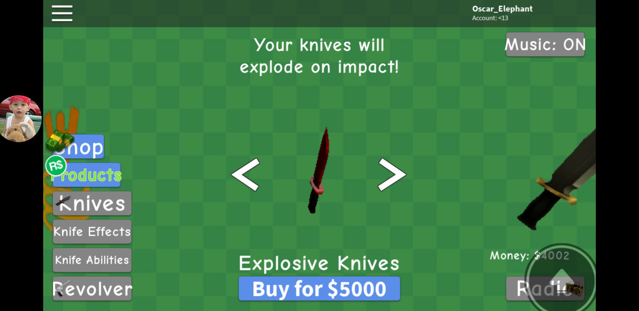 Roblox Knife Simulator Revolver