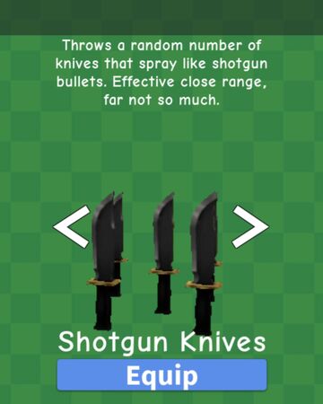 Shotgun Knives Knife Simulator Wiki Fandom - roblox knife simulator knives