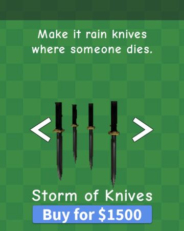 Storm Of Knives Knife Simulator Wiki Fandom - roblox knife simulator storm knives