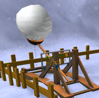 Catapult Sbfs Roblox Snow Shoveling Simulator Wiki Fandom - roblox 2014 2015 snowball fight roblox