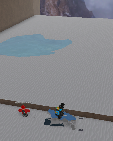 Mountain Hiker S Ice Pile Roblox Snow Shoveling Simulator Wiki Fandom - glitch how to get to the ice mountain without snowmobile roblox snow shoveling simulator