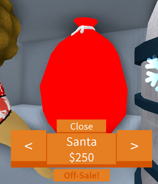 Santa Bag Roblox Snow Shoveling Simulator Wiki Fandom - roblox how to get the coffin backpack