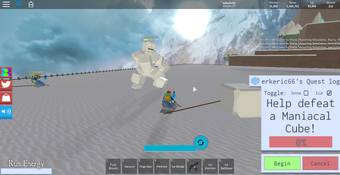 Maniacal Cube Roblox Snow Shoveling Simulator Wiki Fandom - roblox kiếm cube băng lam nước chanh snow shoveling simulator