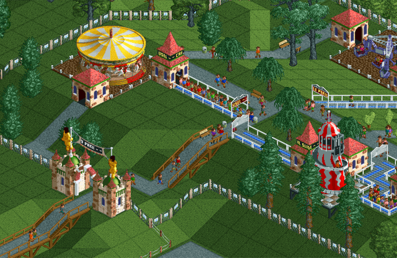 Rollercoaster Tycoon Bumper Boats