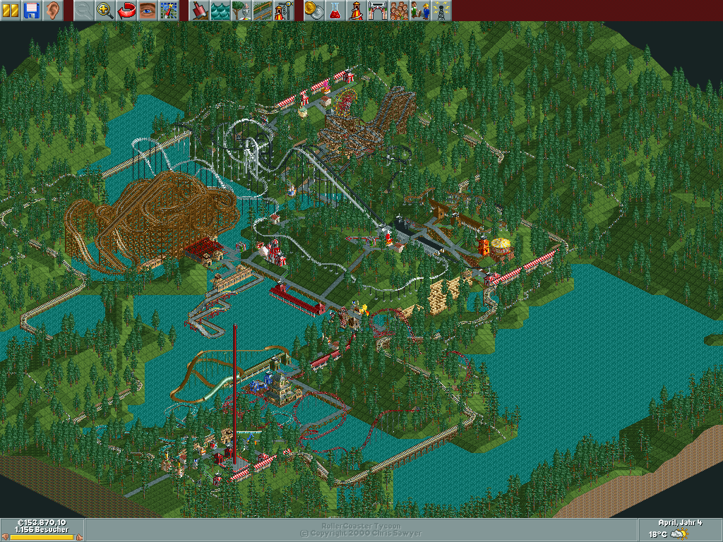 Rollercoaster Tycoon Diamond Heights