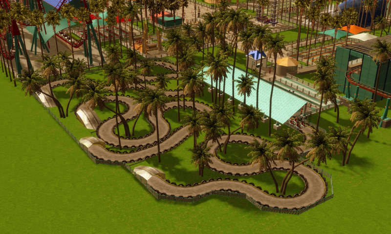 Rollercoaster tycoon 4 mobile resting stop build an oak tree rest stop