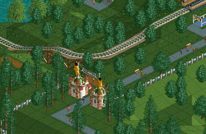 Rollercoaster tycoon how to open park in minecraft