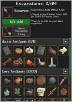 Excavations | Realm Grinder Wikia | FANDOM powered by Wikia